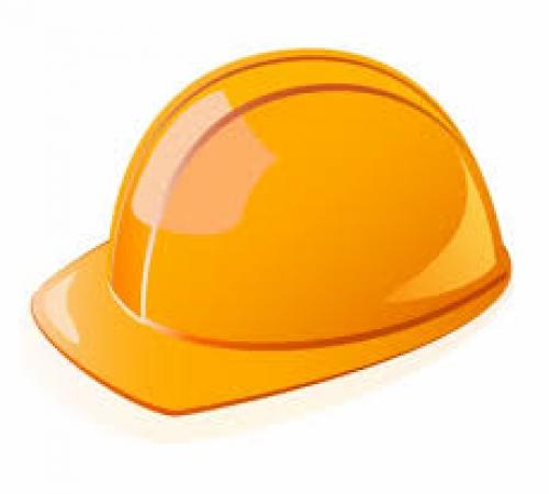 Construction Yellow Hard Hat