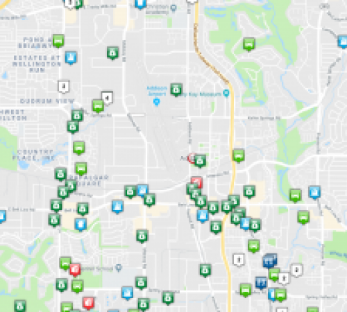 Addison Private Streets Map