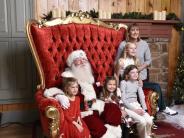 Family picture with Santa