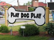Bone Sign "Play Dog Play"