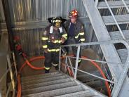Stairwell at Joint Fire Training Center
