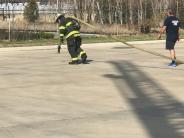Hose Drag at Joint Fire Training Center