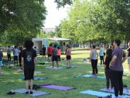 Pop-Up Yoga at Addison Circle Park