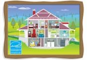 energy start cartoon picture of a house