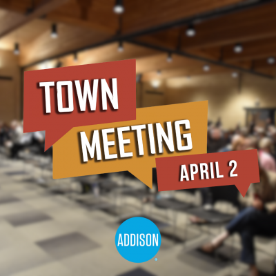 Town meeting graphic