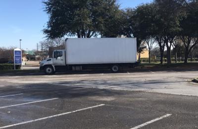 semi truck parking