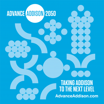 Advance Addison 2025 postcard