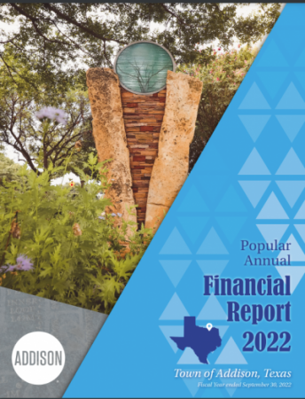 Popular Annual Financial Report Cover