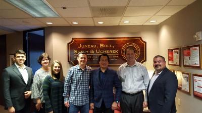 EDT Director Orlando Campos and Mayor Joe Chow with team from Juneau, Boll and Stacy