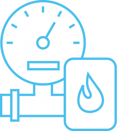 home gas meter icon