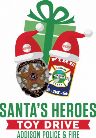 Santa's Heroes Toy Drive logo