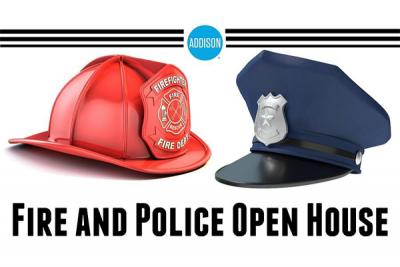 Fire and Police Open House logo