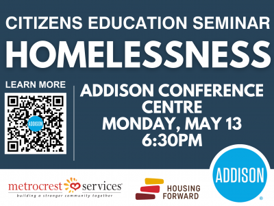 Homelessness seminar graphic
