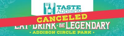 Taste Addison canceled banner