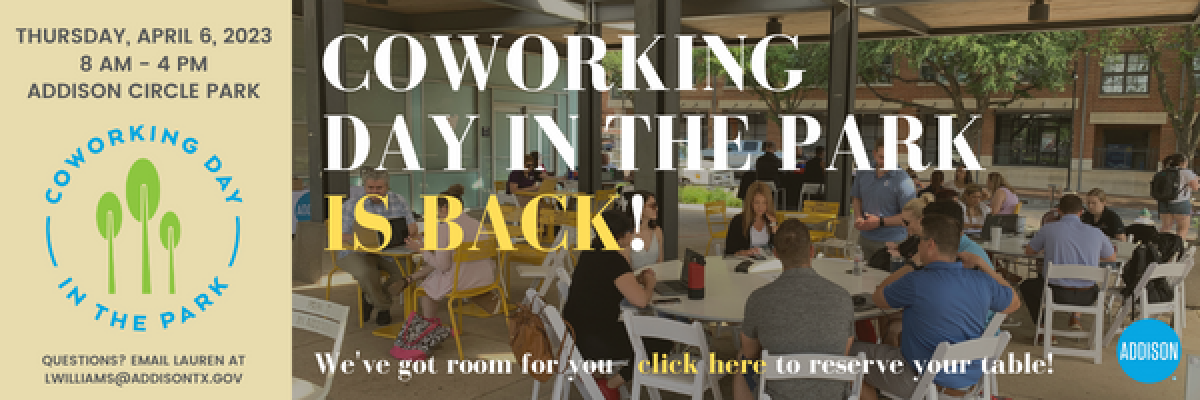 Coworking in the Park graphic