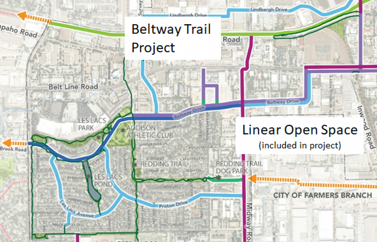 Beltway Trail Project Map