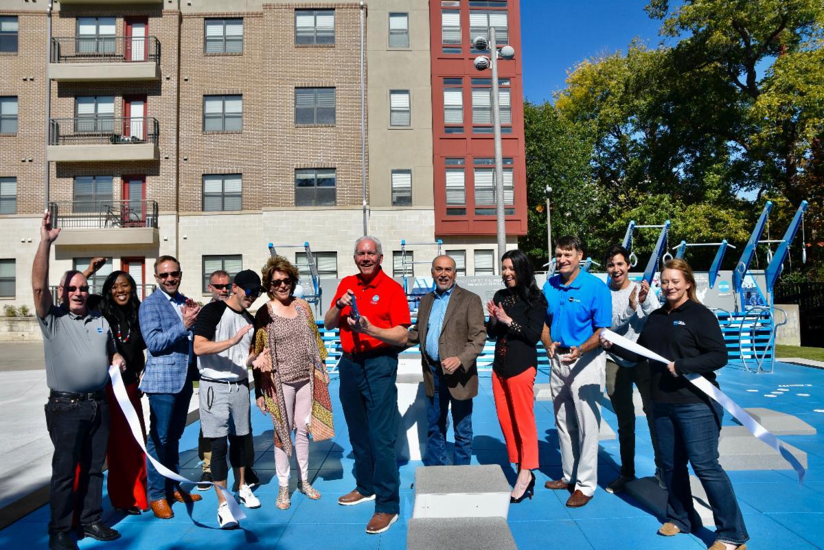 Addison Fitness Court Ribbon Cutting