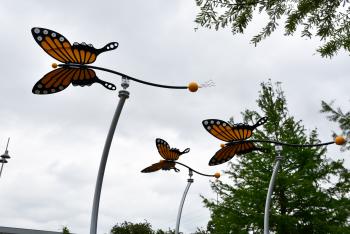 butterfly sculpture